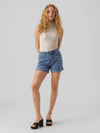 Vero Moda Zuri High Rise Loose Denim Shorts