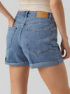 Vero Moda Zuri High Rise Loose Denim Shorts