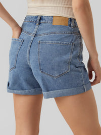 Vero Moda Zuri High Rise Loose Denim Shorts