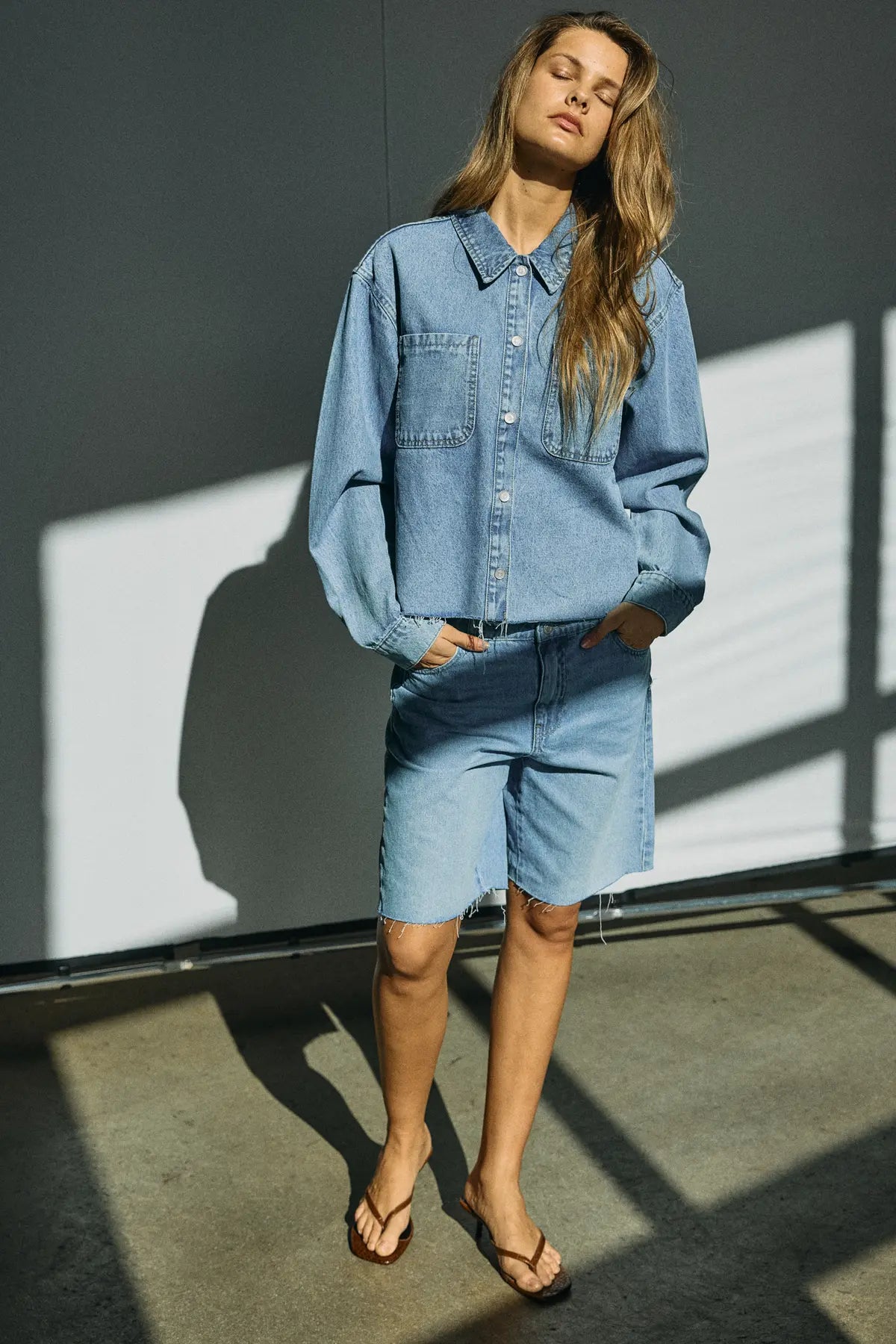 Noisy May - Alva Denim Shacket