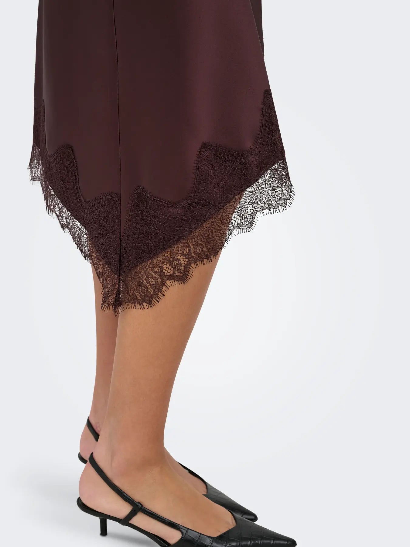 Only - Faraya Satin Lace Skirt