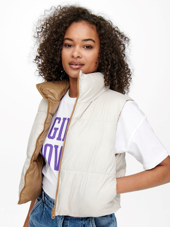 Only Ricky Reversible Short Vest