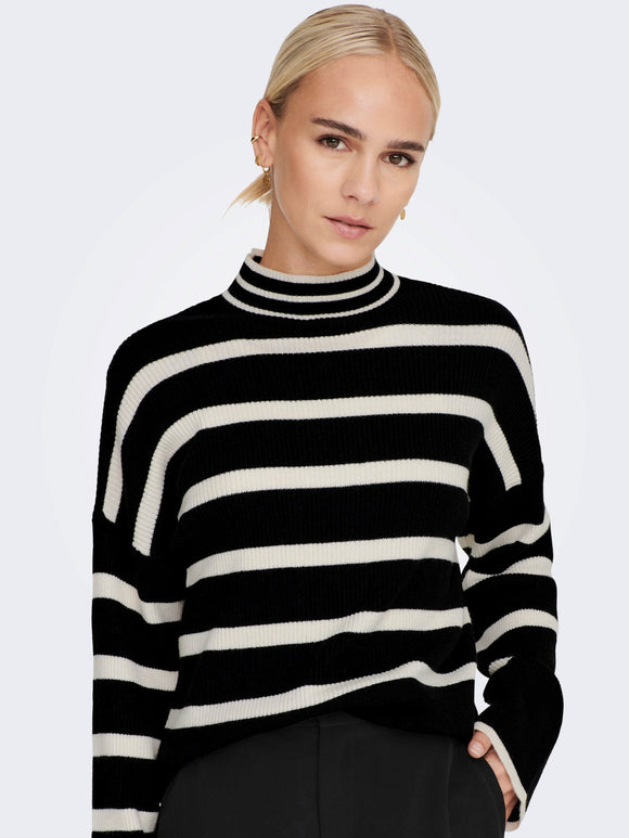 Only Libi Long Sleeve High Neck Sweater