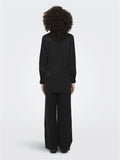 Only Victoria Long Sleeve Loose Satin Shirt