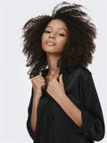 Only Victoria Long Sleeve Loose Satin Shirt