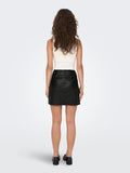 Only Leni Faux Leather Skirt