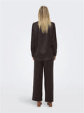 Only Victoria Long Sleeve Loose Satin Shirt