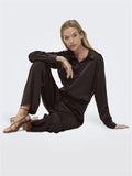 Only Victoria Long Sleeve Loose Satin Shirt