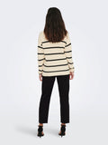 Only Pernille Long Sleeve Stripe O-Neck Sweater