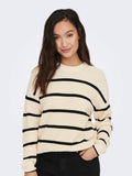 Only Pernille Long Sleeve Stripe O-Neck Sweater