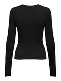 Only Meddi Long Sleeve Ribbed O-Neck Top