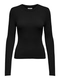 Only Meddi Long Sleeve Ribbed O-Neck Top