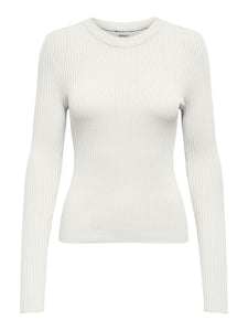 Only Meddi Long Sleeve Ribbed O-Neck Top