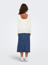 Only Lea Long Sleeve 2 Way Top