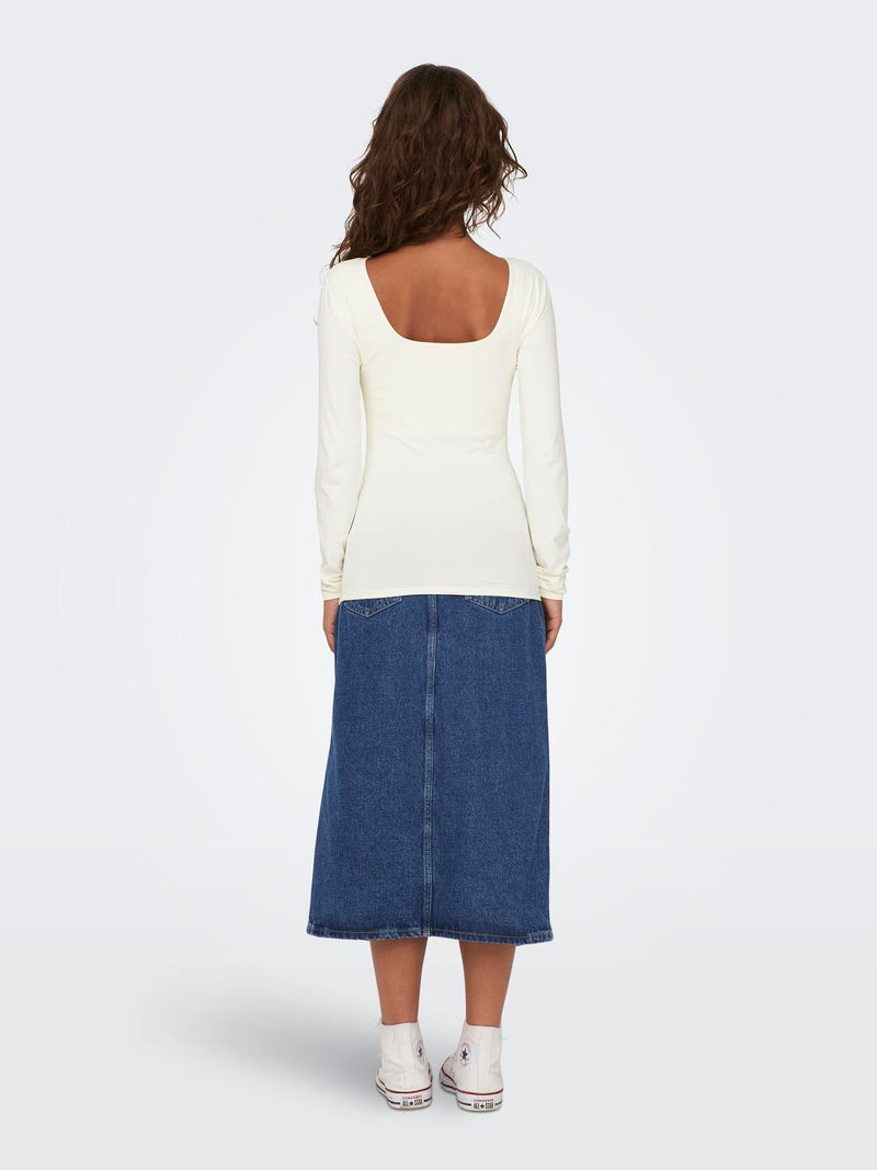 Only Lea Long Sleeve 2 Way Top