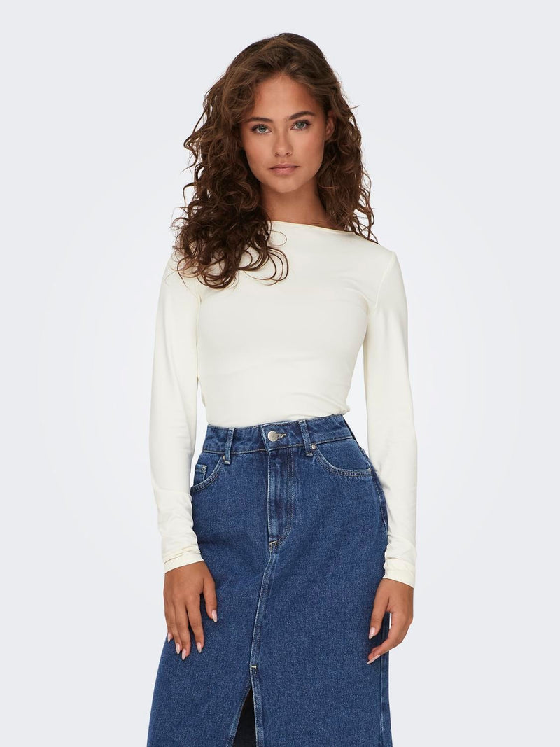 Only Lea Long Sleeve 2 Way Top