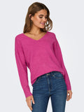 Only Rica Life V-Neck Pullover Sweater