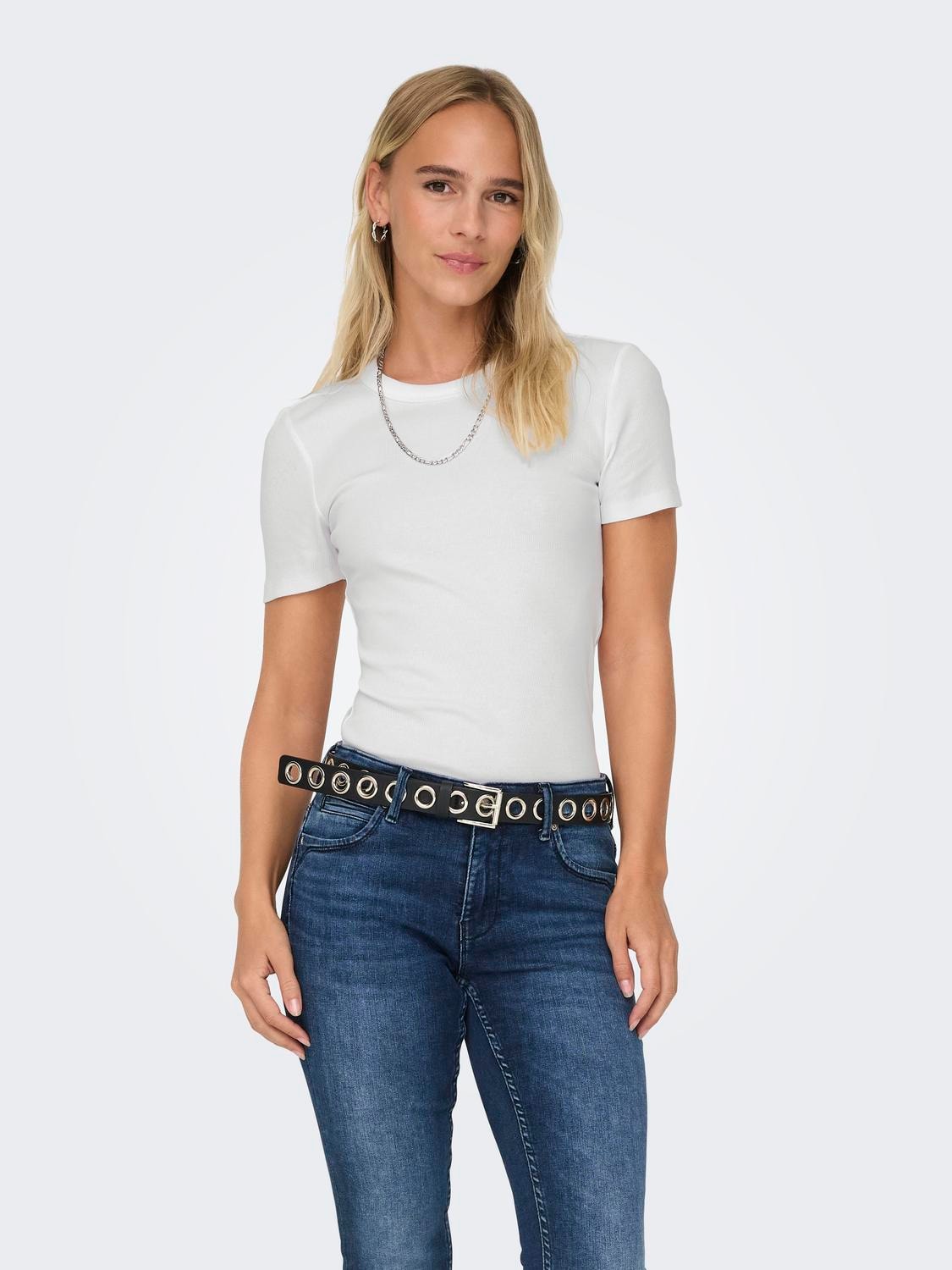 Only Easy O-Neck Tee