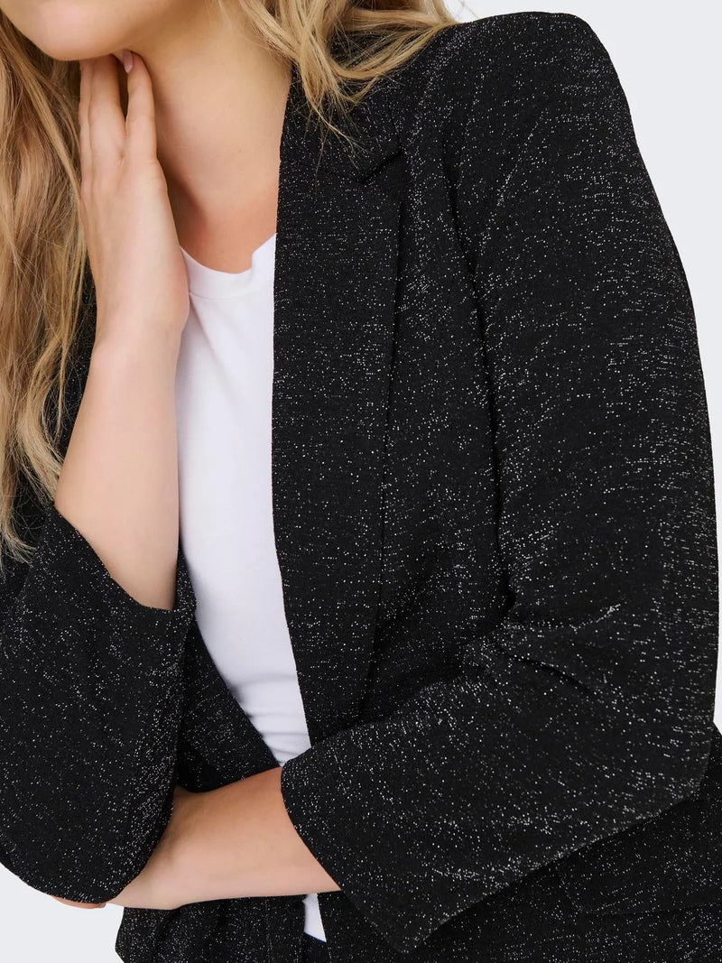 Only Alya Fitted Glitter Blazer