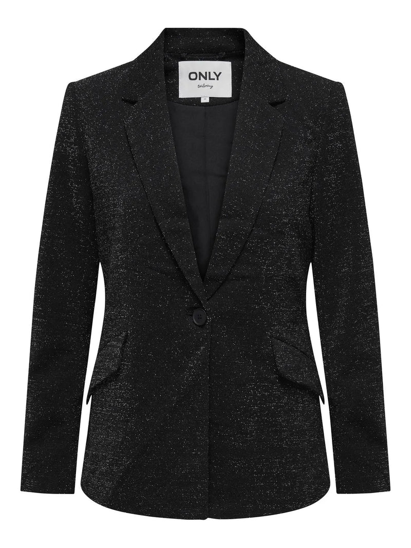 Only Alya Fitted Glitter Blazer