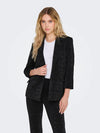 Only Alya Fitted Glitter Blazer