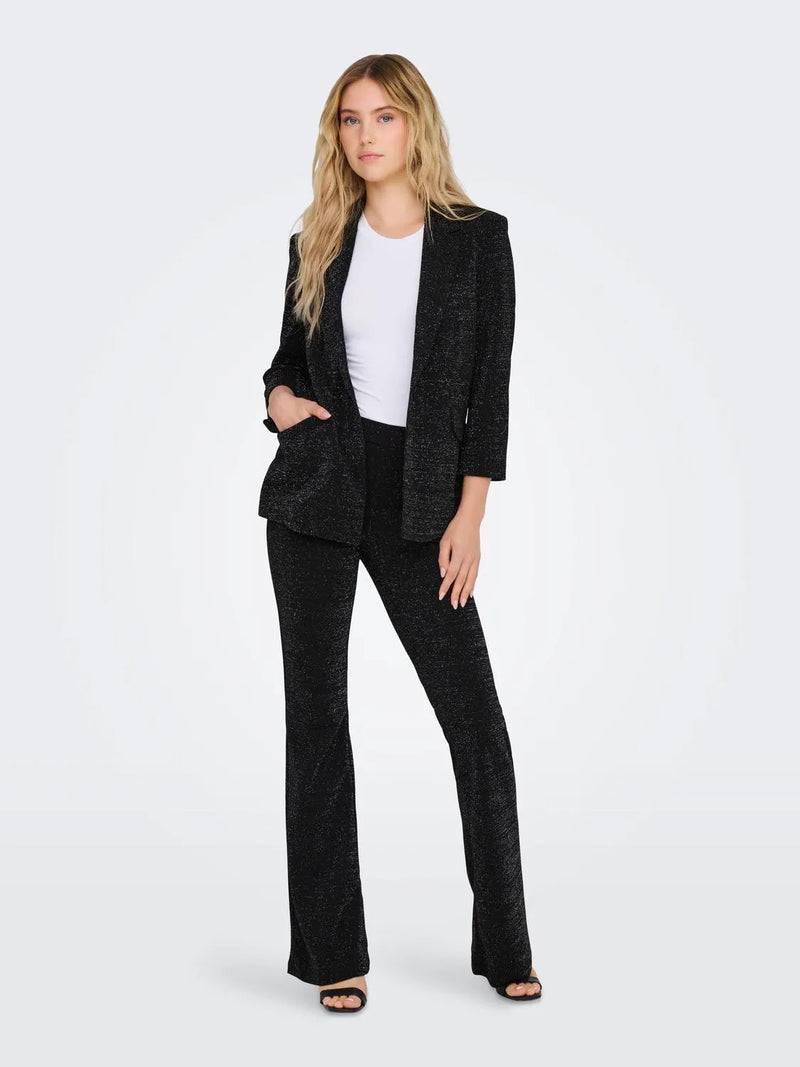 Only Alya Fitted Glitter Blazer