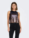 Only Lola Sequin Tank Top