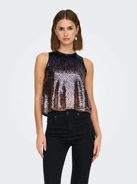 Only Lola Sequin Tank Top