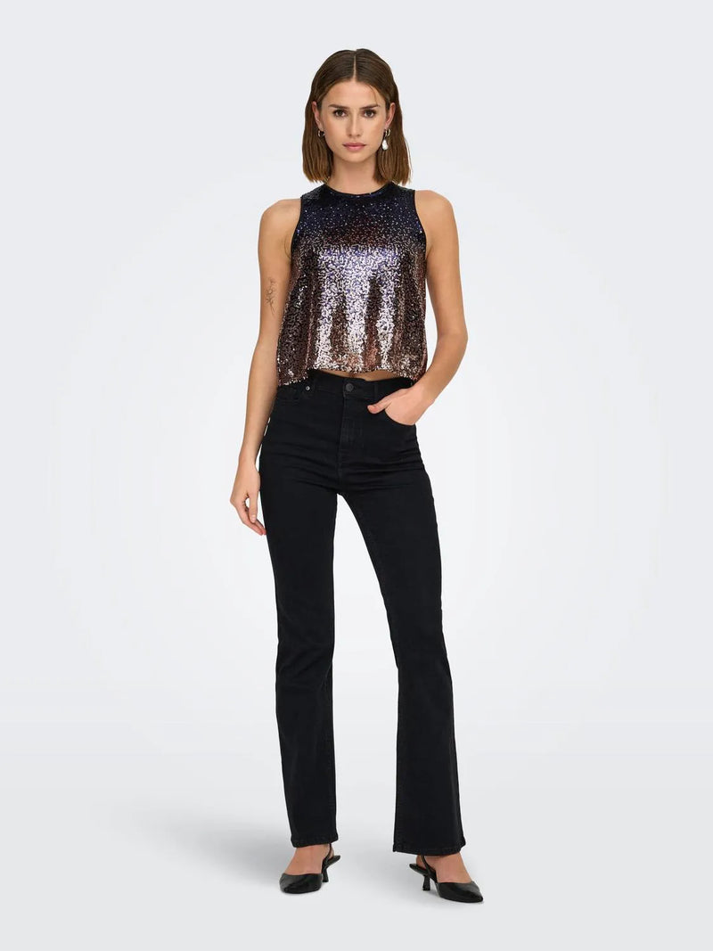 Only Lola Sequin Tank Top