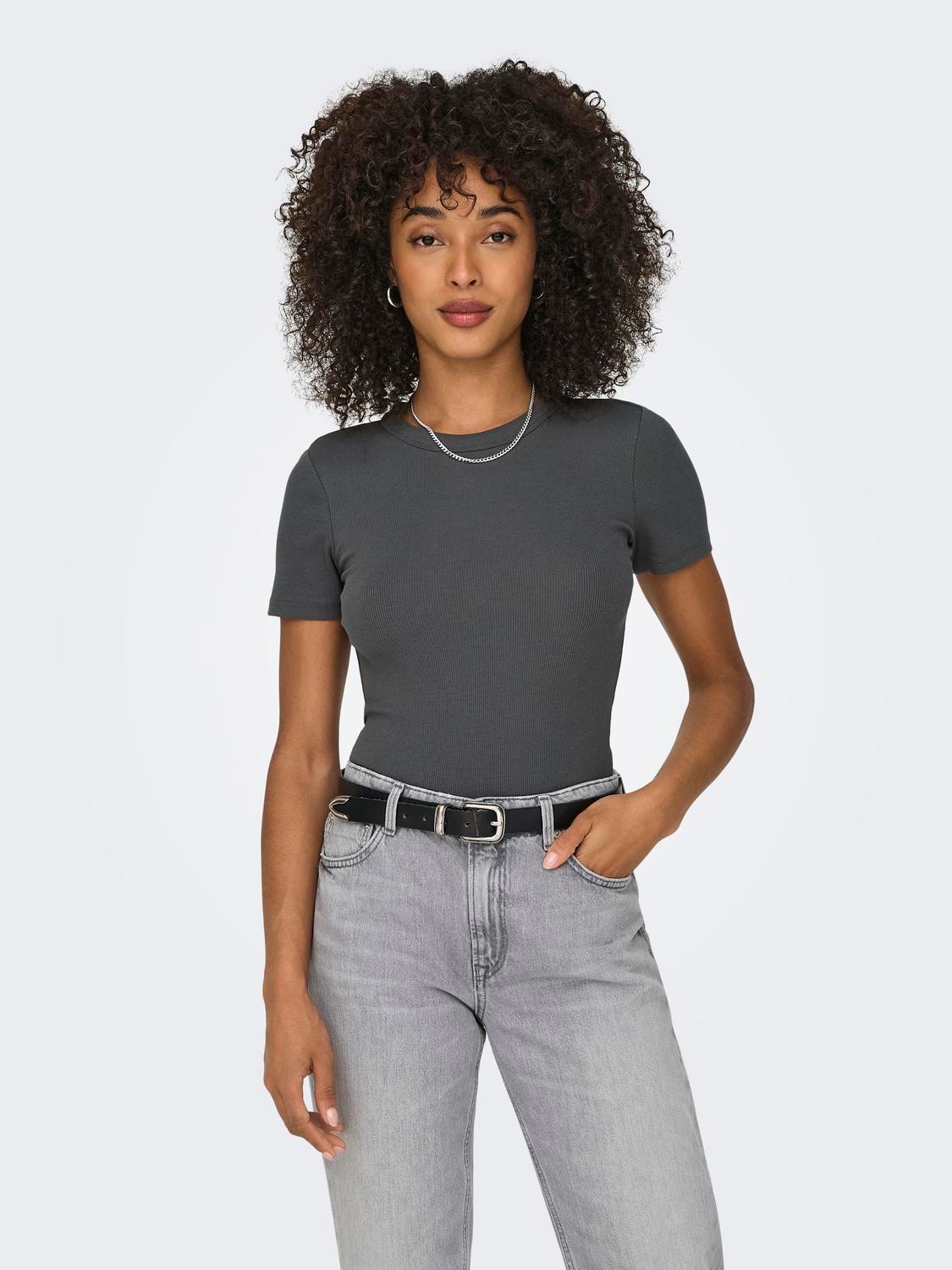 Only Easy O-Neck Tee
