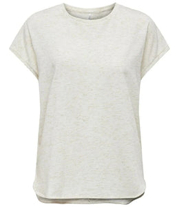Only Karina Short Sleeve Glitter Tee
