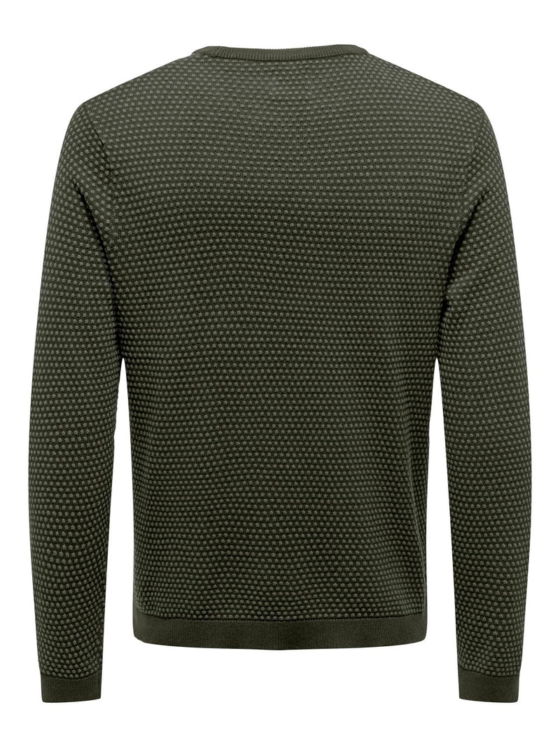 Only Sons- Tapa Crew Knit Sweater
