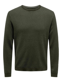 Only Sons- Tapa Crew Knit Sweater
