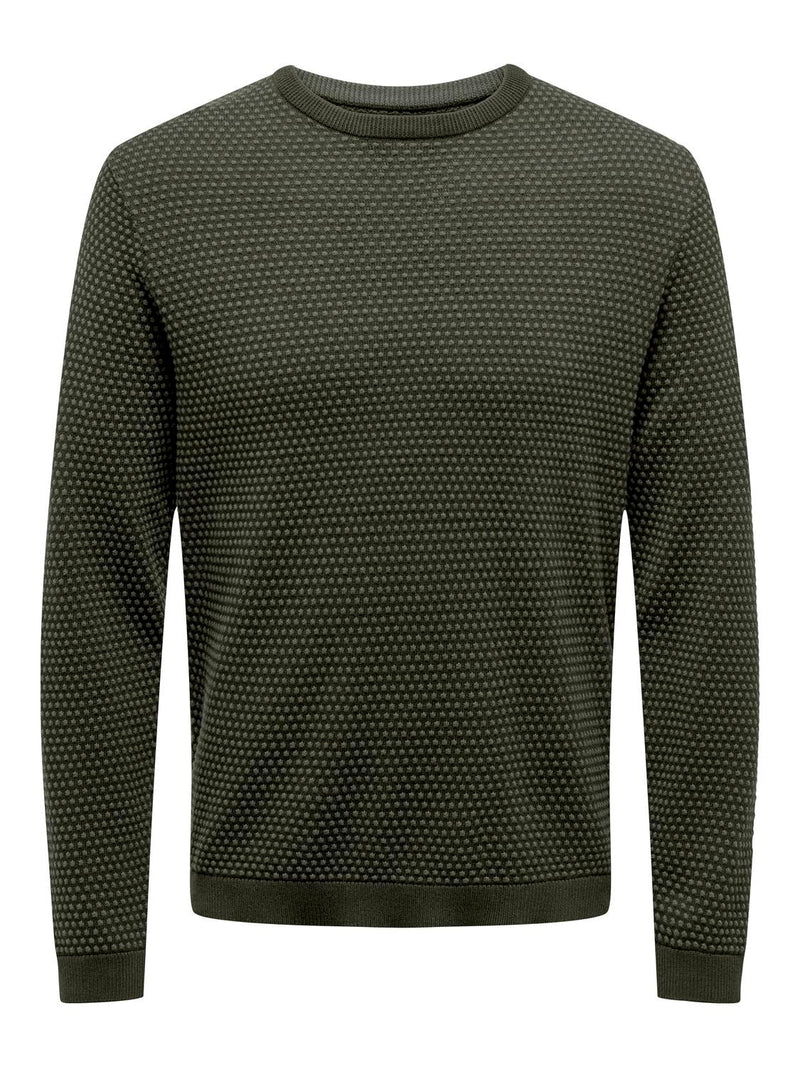 Only Sons- Tapa Crew Knit Sweater