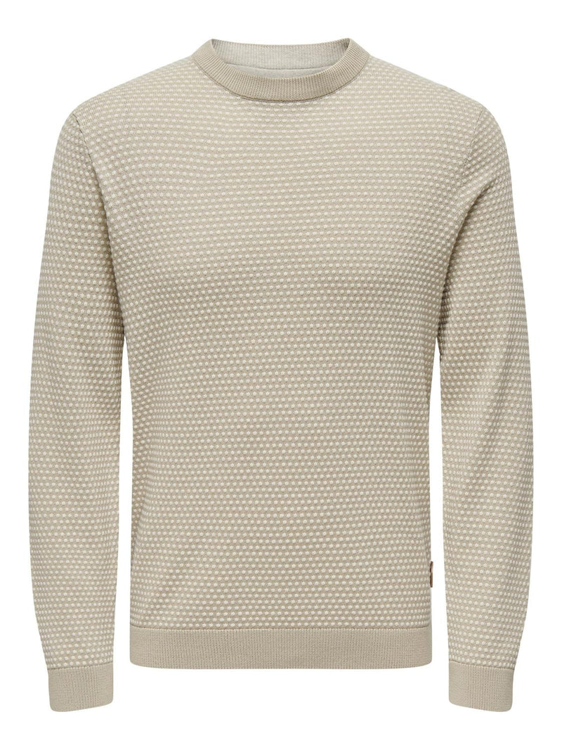 Only Sons- Tapa Crew Knit Sweater