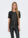 Only Ana Loose Sequins Top