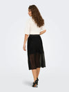 Only Elsa Pleat Mesh Skirt