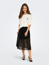 Only Elsa Pleat Mesh Skirt