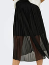 Only Elsa Pleat Mesh Skirt