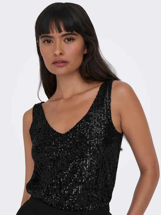 Only Ana V-Neck Tank Top