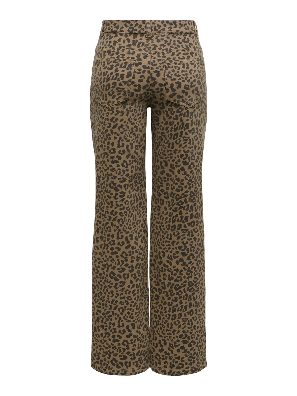 Only - Madison Wide Leg Animal Print Jeans