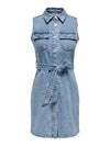 Only Emily Denim Tie Dress