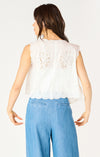 DEX- Tie Front Eyelet Top