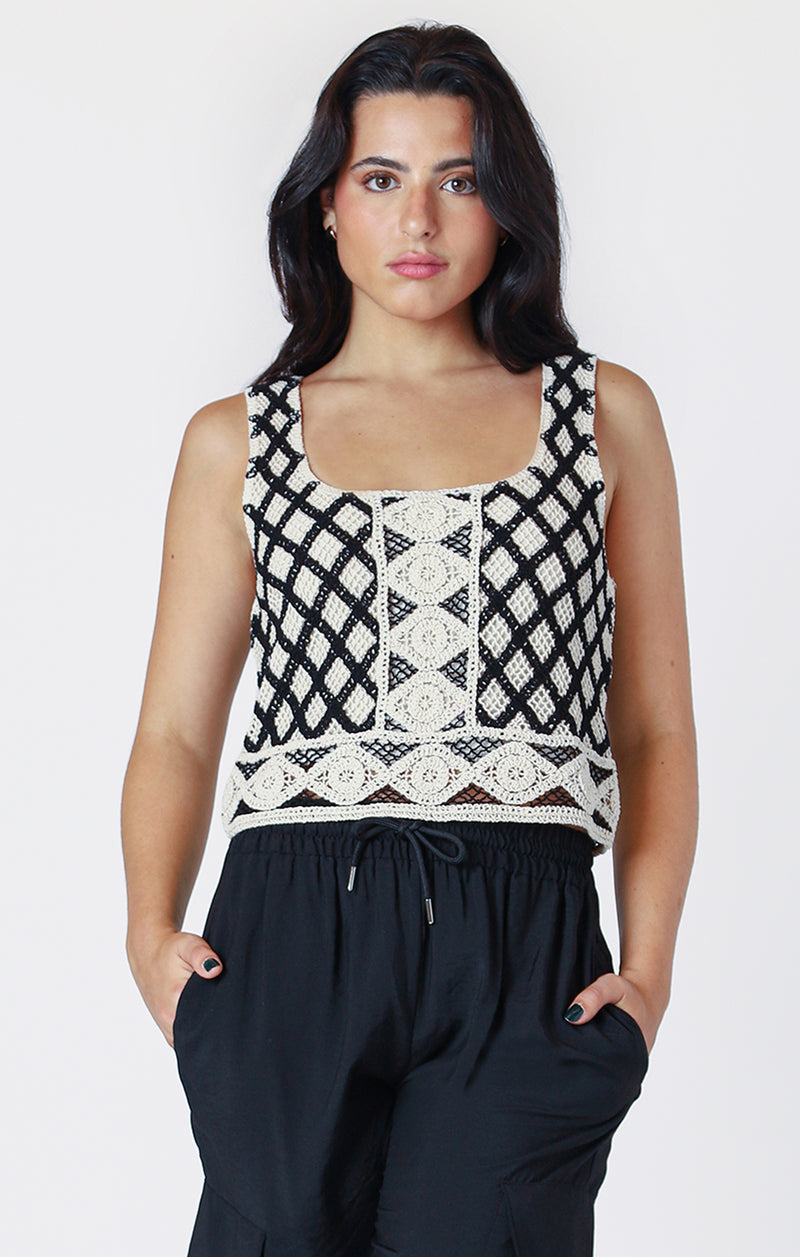 DEX- Crochet Knit Tank