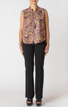 Dex- Harvest Paisley Sleeveless Blouse