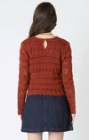 DEX- Scallop Hem Crochet Top