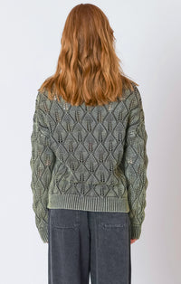 DEX - Pointelle Crew Neck Sweater