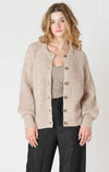 DEX - Crewneck Textured Cardigan