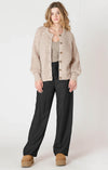 DEX - Crewneck Textured Cardigan