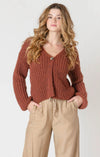 DEX- Single Button Cardigan